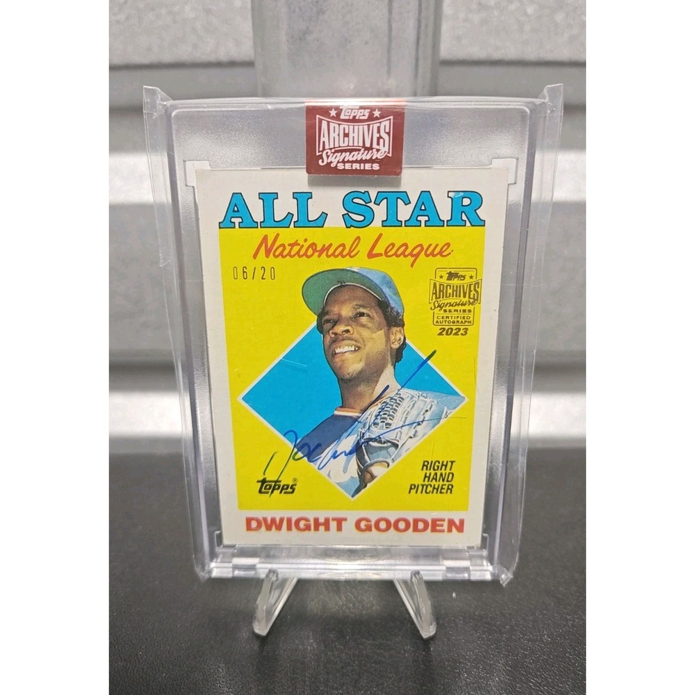 2023 Topps Archives Signature Series Dwight Gooden Auto /20 NY Mets 88T-405